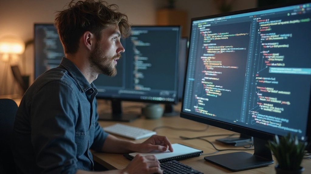 Semantische HTML-structuur getoond in code editor