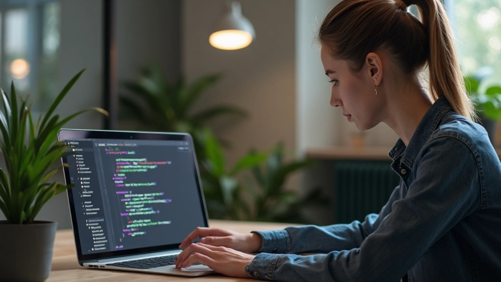 Designer werkt aan responsive grid layout met CSS